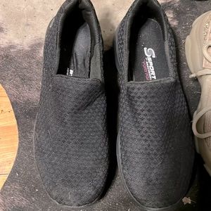 Sport by Skechers memory foam, size: 71/2, black gently worn shoes